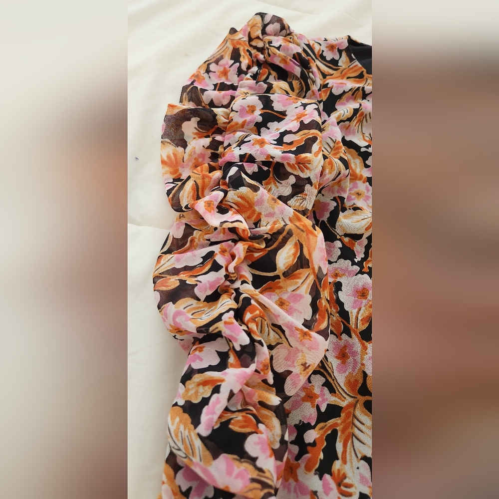 ZARA RUCHED MAXI DRESS SIZE S - Picture 11 of 15